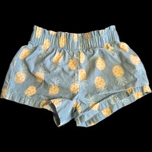 Pineapple Print Women's Shorts